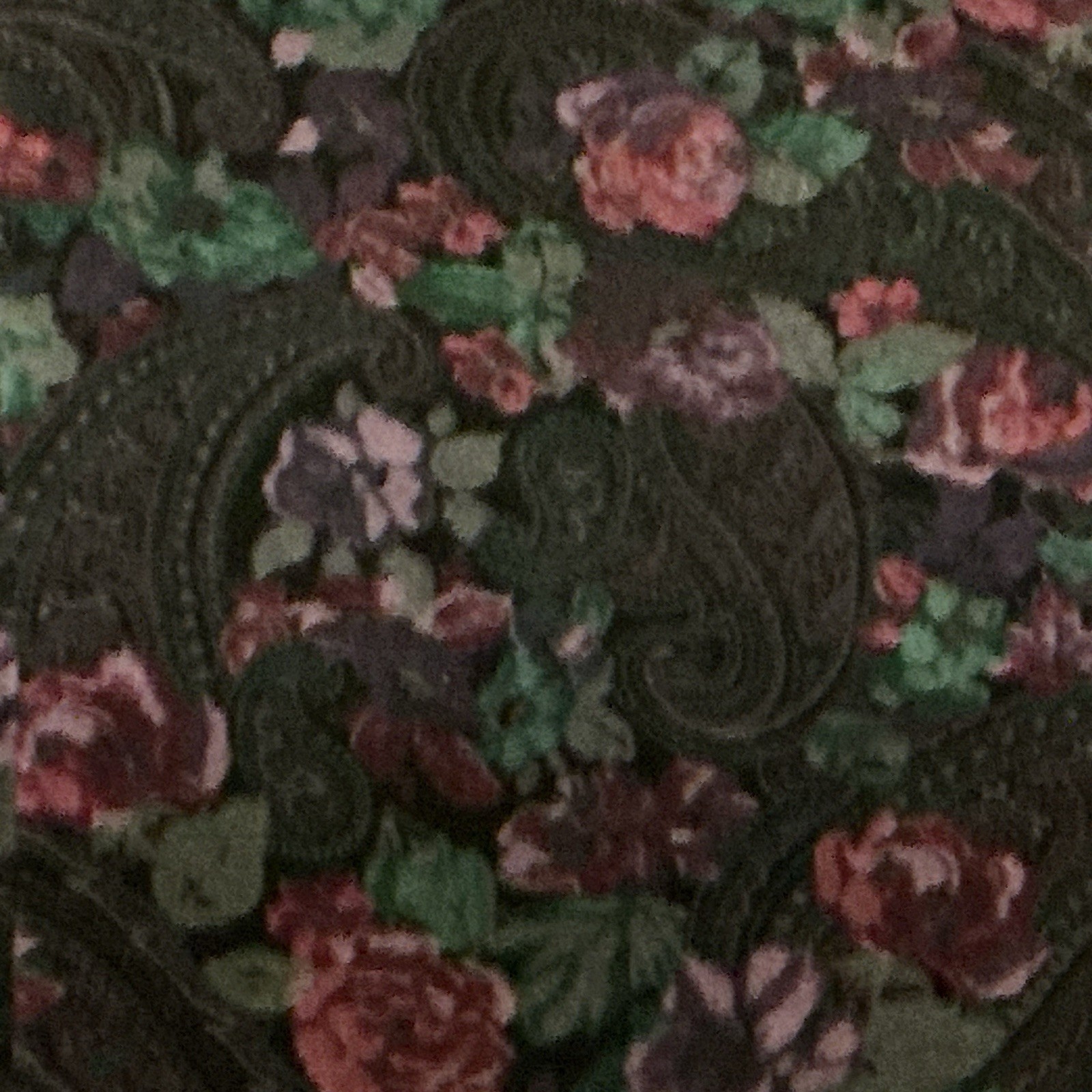 Vintage Lombardi Inc Floral Velvet Blazer Womens 10 USA Made Paisley Jacket