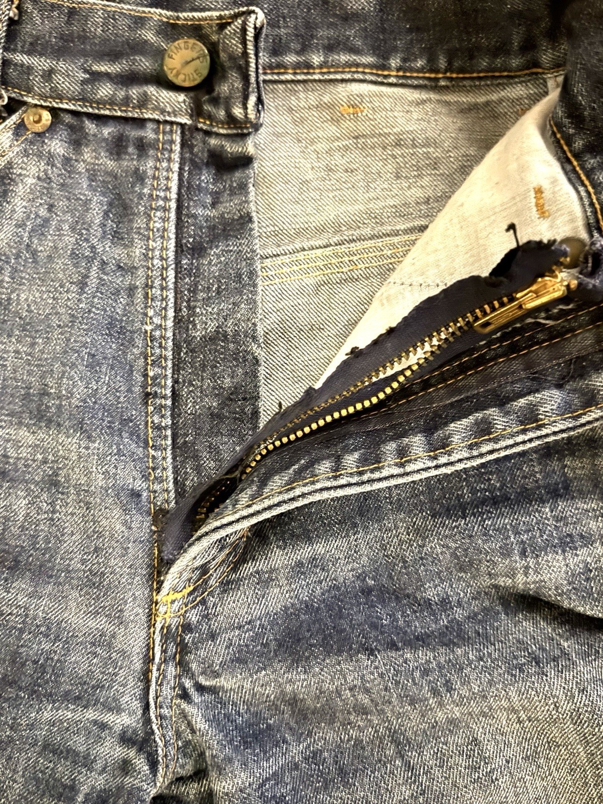 Vtg 1980s Denim Jeans Sticky Fingers GenX Retro 1980s High Rise Wide Leg Small