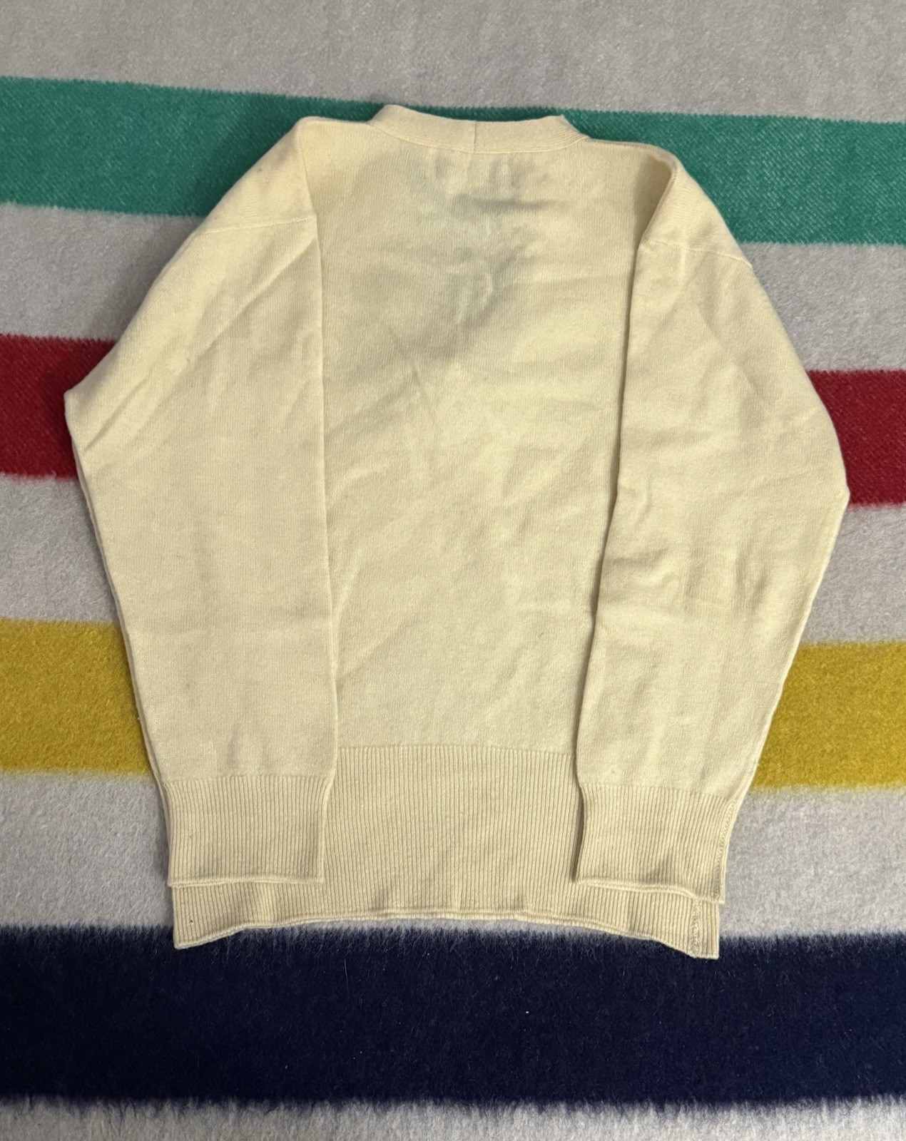 Vintage 50s 60s Pringle Of Scotland B Altman & Co New York Cashmere Sweater XS