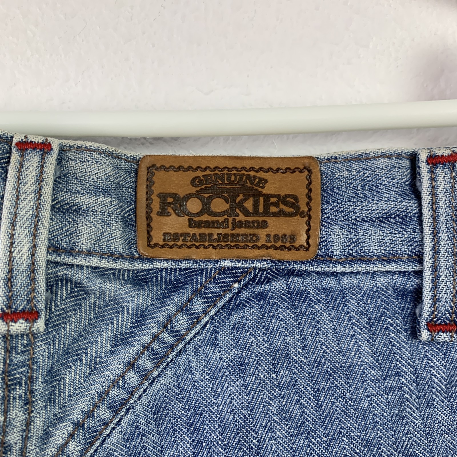 Vintage Rockies Jeans Women’s 27/5 High Waist Tapered Leg 1990s Herringbone