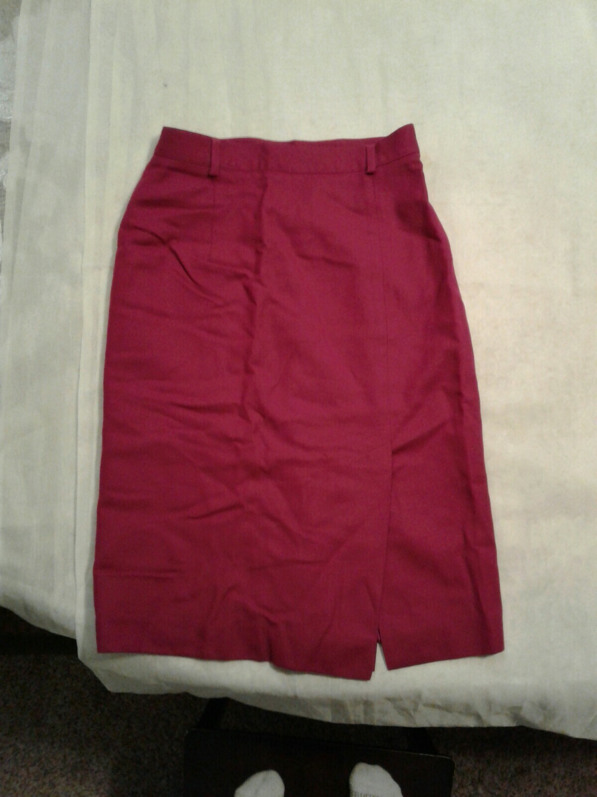 Vintage Jones New York Purple Fuschia 2pc Suit Blazer Skirt Size 6 (cb12)