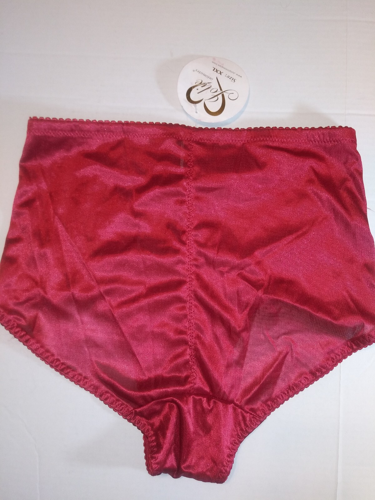 New Vintage Jolie Intimates Full Brief Panties Underwear Satin Silky XXL 2XL
