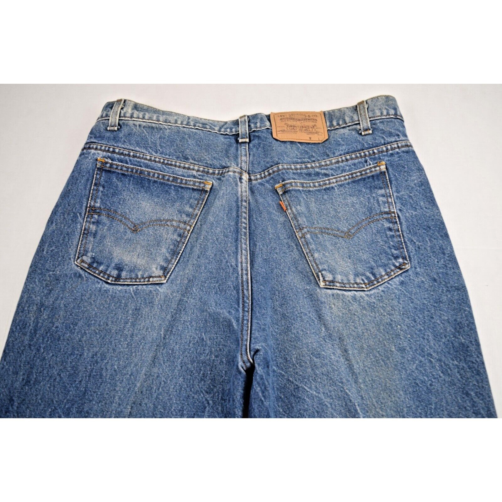 Vintage Levis 517 Jeans 36 x 29 80s Boot Cut 20517 0217 Orange Tab Made USA 1986