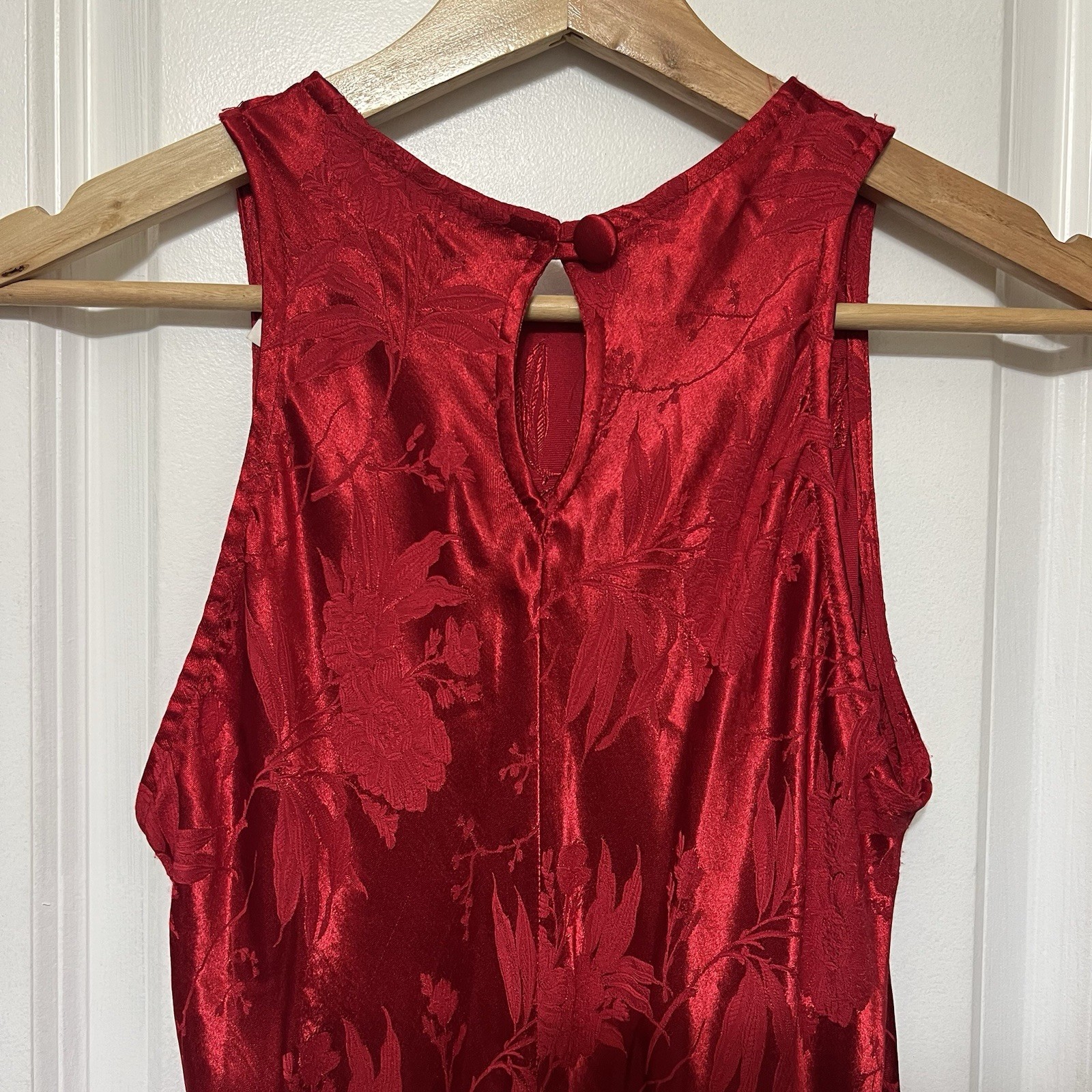 Vintage All That Jazz Satin Brocade Dress