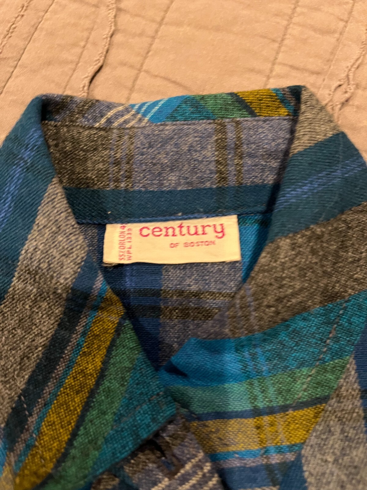 Women’s Vtg CENTURY OF BOSTON Plaid Skirt & Short Sleeve Jacket Size S