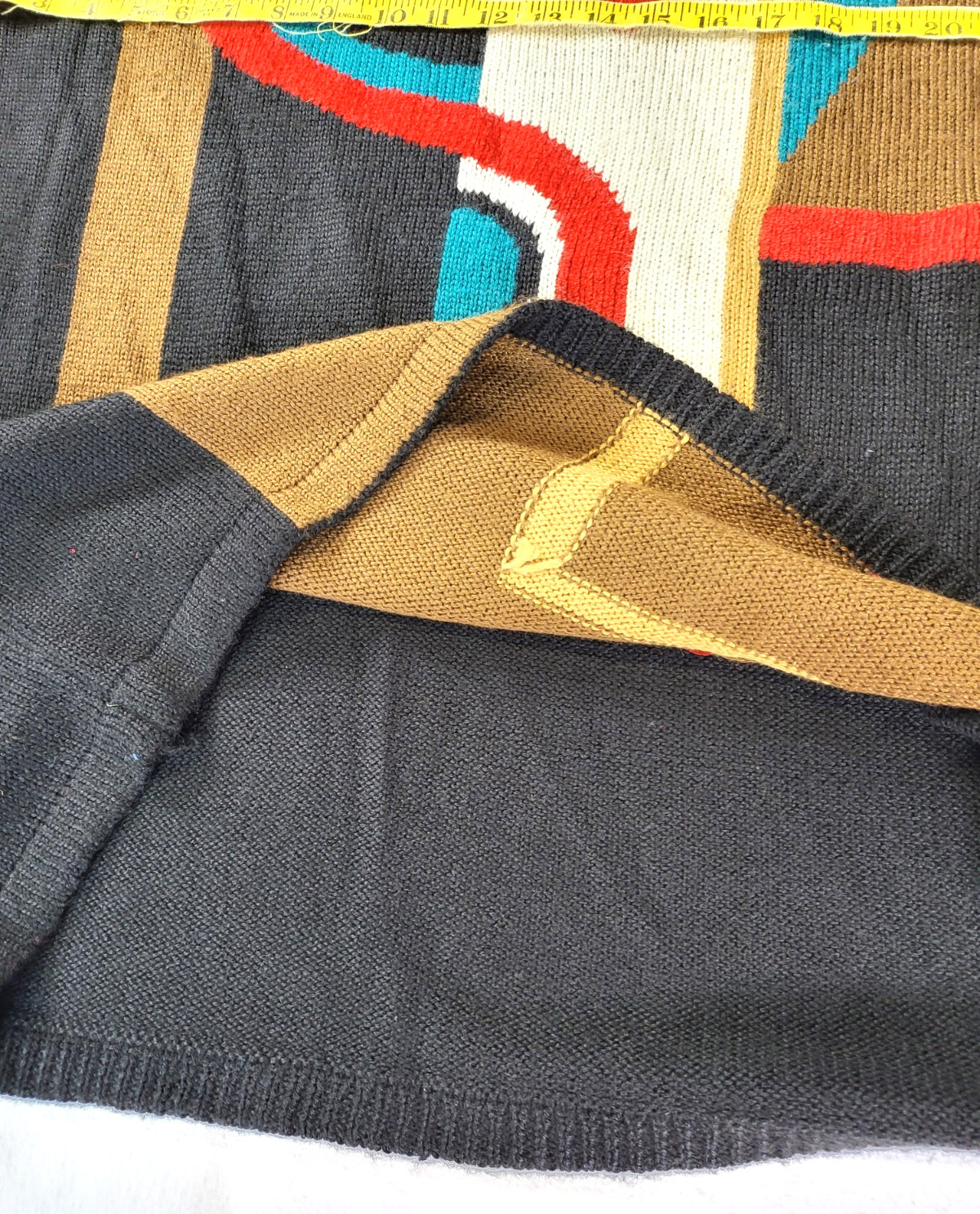 Vintage Kathryn Deene New York Geometric Design Sweater 18/20
