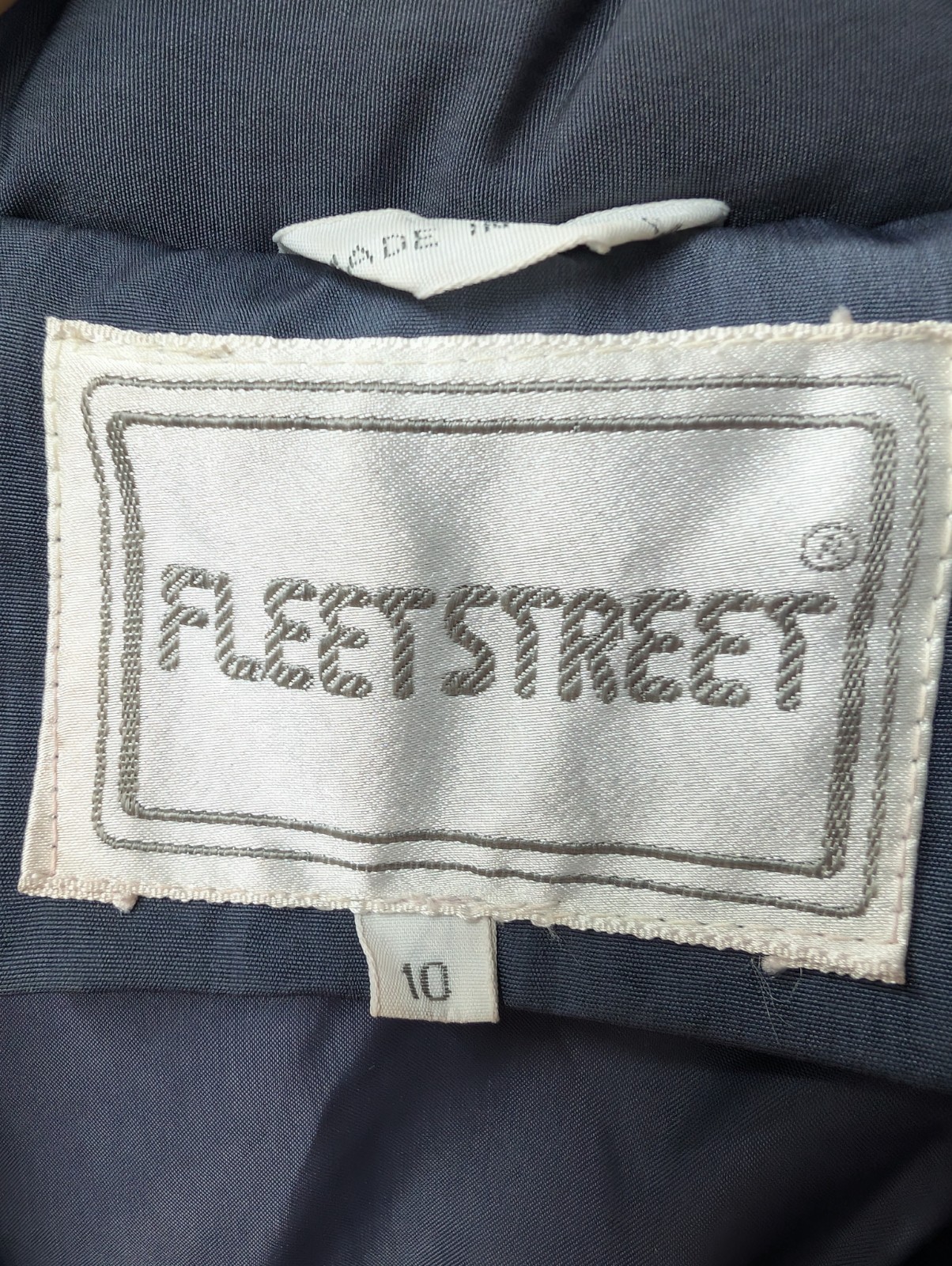 Vintage Fleet Street Down Feather Quilted Coat Long Coat Retro Cozy Size 10