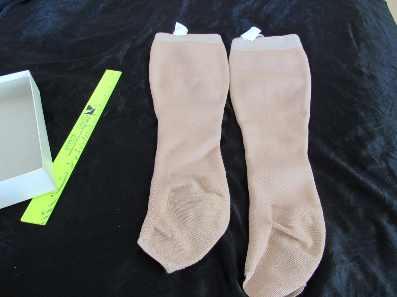 Vintage Nu-Vein Controlled Stretch Elastic Hosiery-OTC-Linton-Support Hose