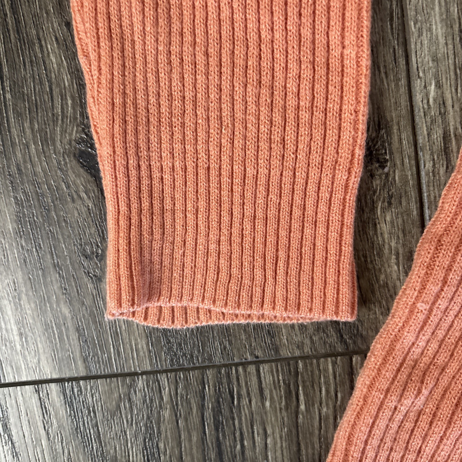 Finest quality, knitwear Rib-Knit Turtleneck Sweater made in Korea M