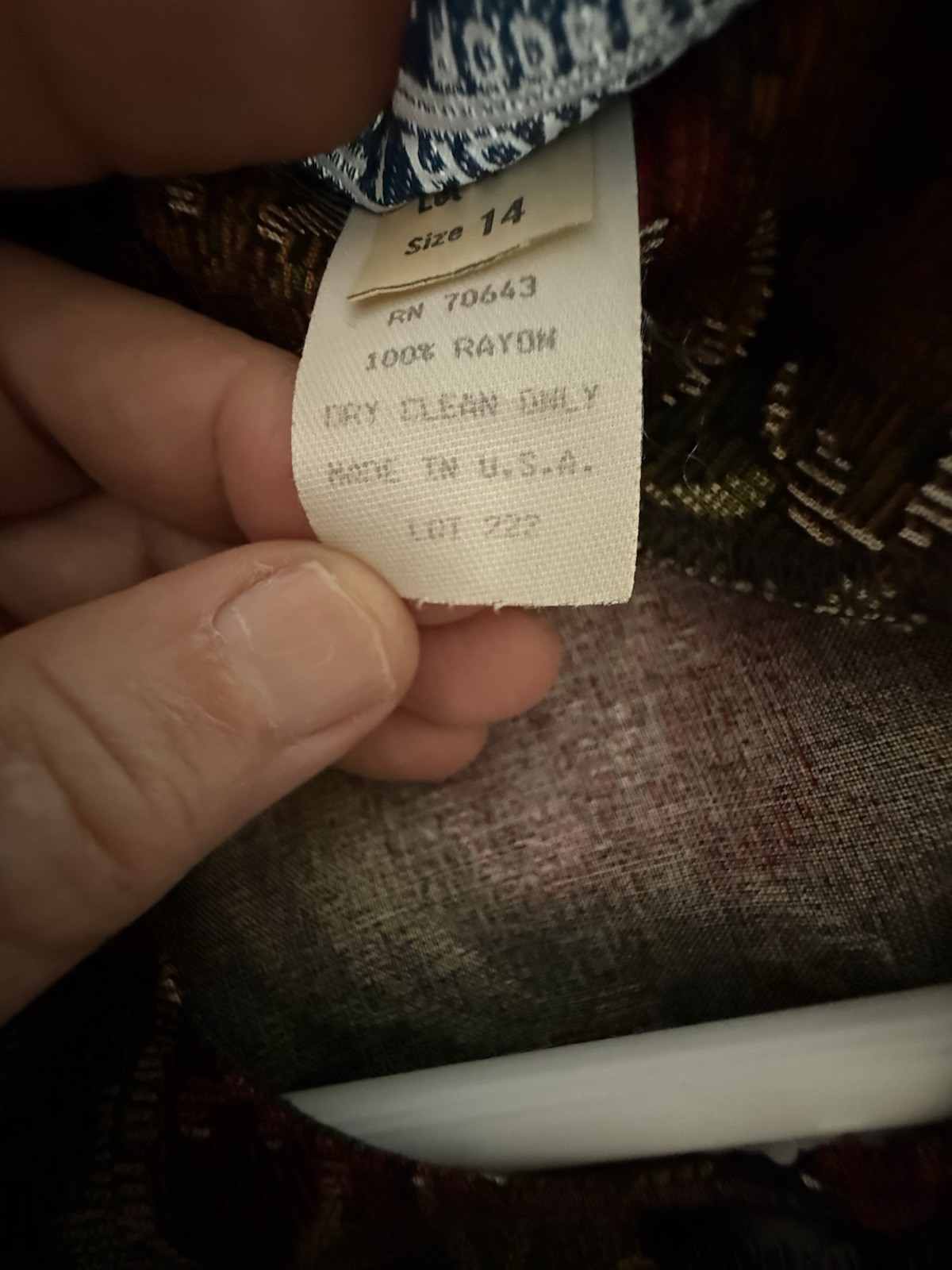 Vintage Jessica Howard Purple Dress Size 14