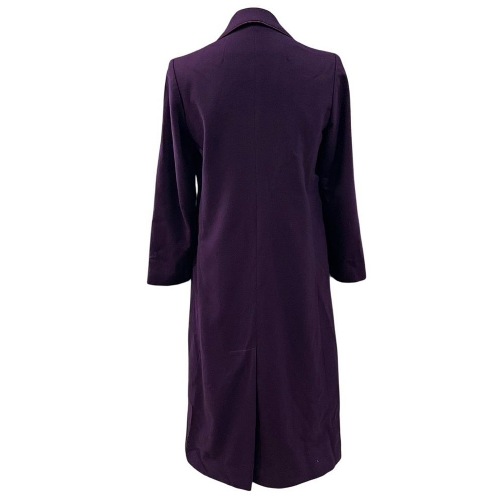 Fleurette Vintage Union Tag Virgin Wool Purple Jacket Coat Anglo Fabrics Merino