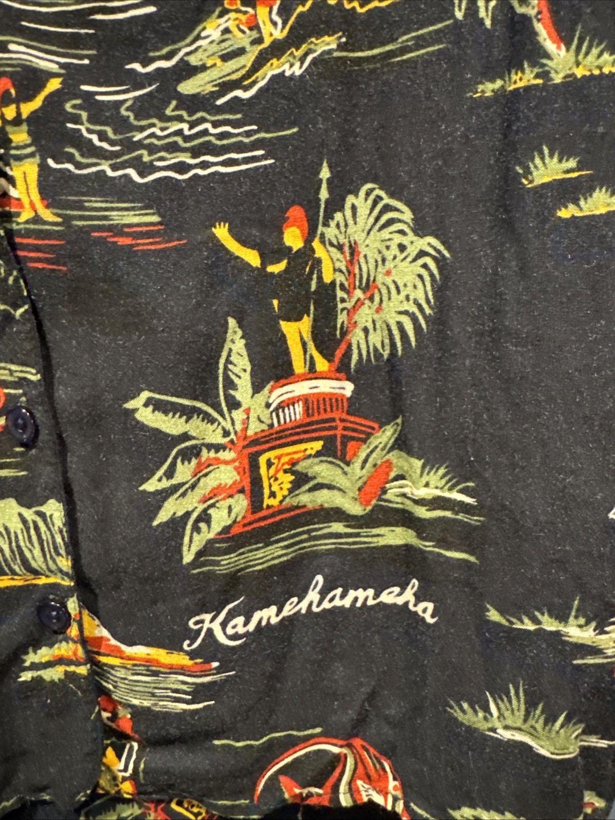 VTG Hilo Hattie Hawaiian Floral Long Tank Maxi Dress & Shirt Jacket Black Tropic