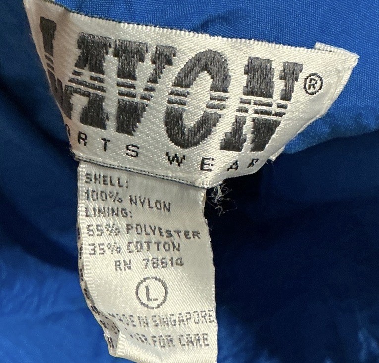 Vintage 80s/90s Lavon Sportswear Nylon Tracksuit – Colorblock – Size Large