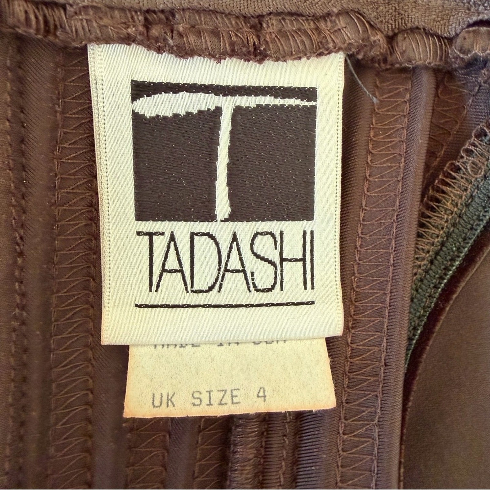 Vintage Tadashi Halter Dress Gown size 2