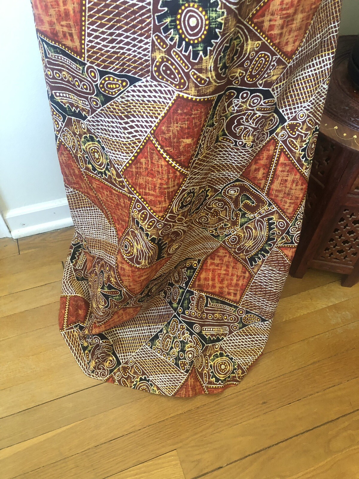 1960’s Mid Century Tribal Print Maxi Skirt