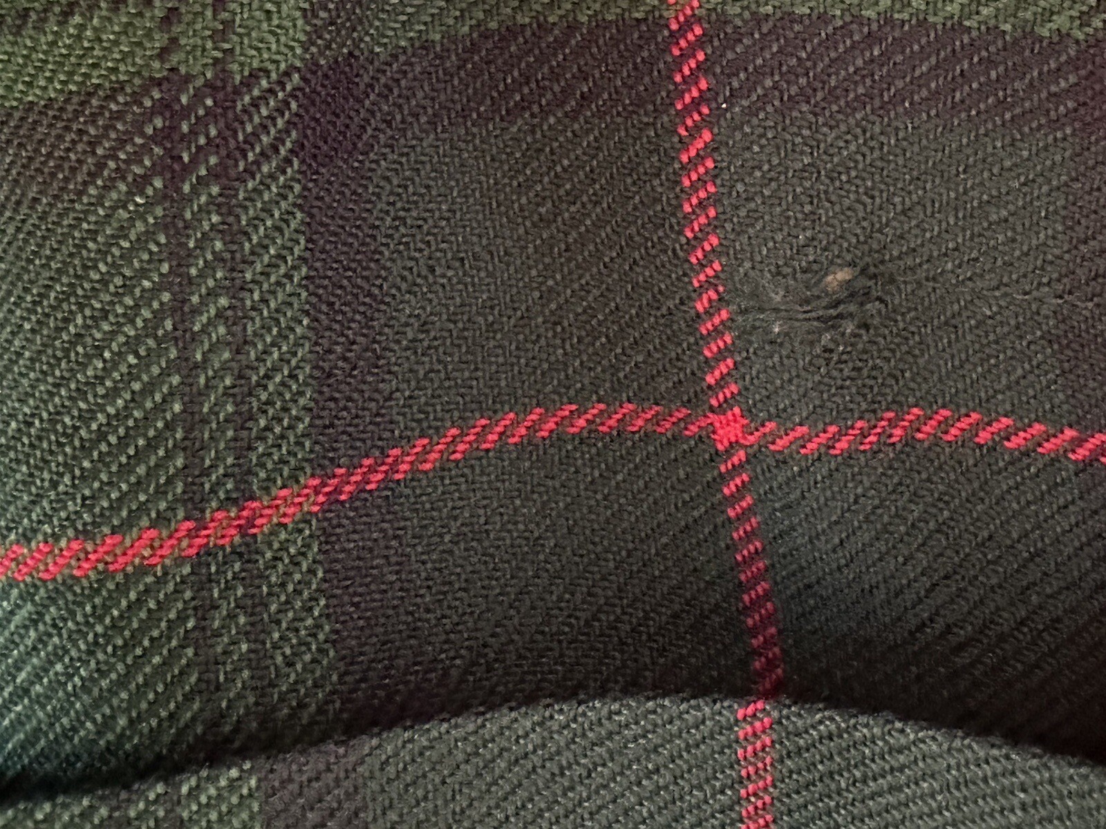 Vintage Florence Walsh Green Blue Red Plaid Kilt Skirt Sz XS Pre-owned