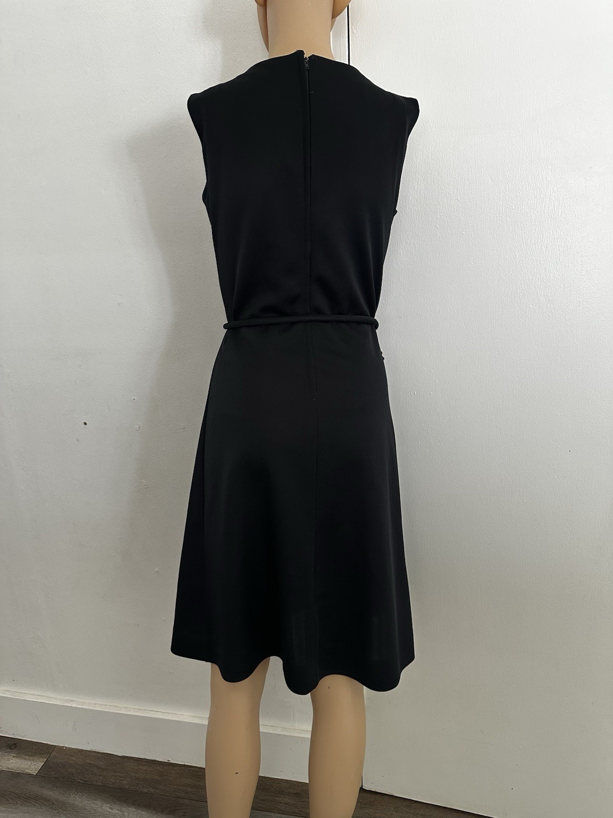 Vintage 60’s MOD Bleeker Street Mid Century Modern Shift Dress Medium Black Euc