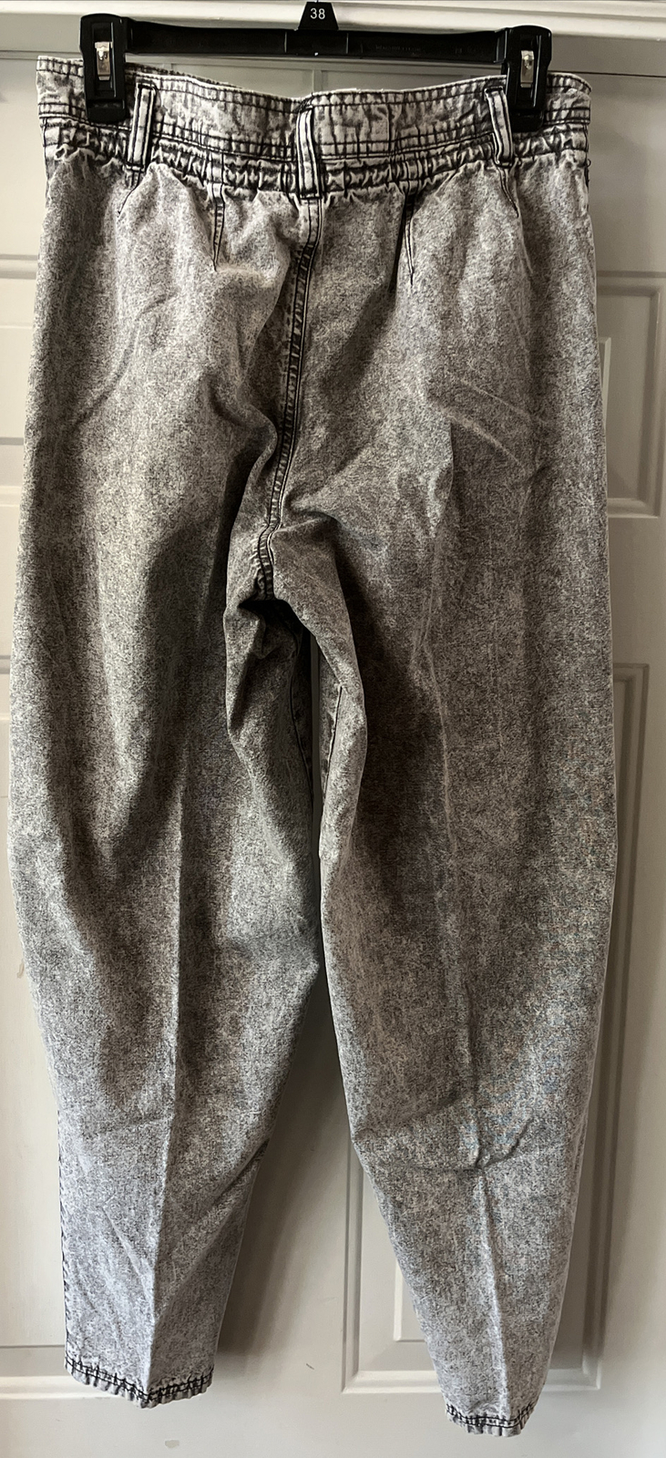 Vintage 80s Bugle Boy Acid Stonewash Loose Fit Baggy Mom Denim Jeans Size 5/6