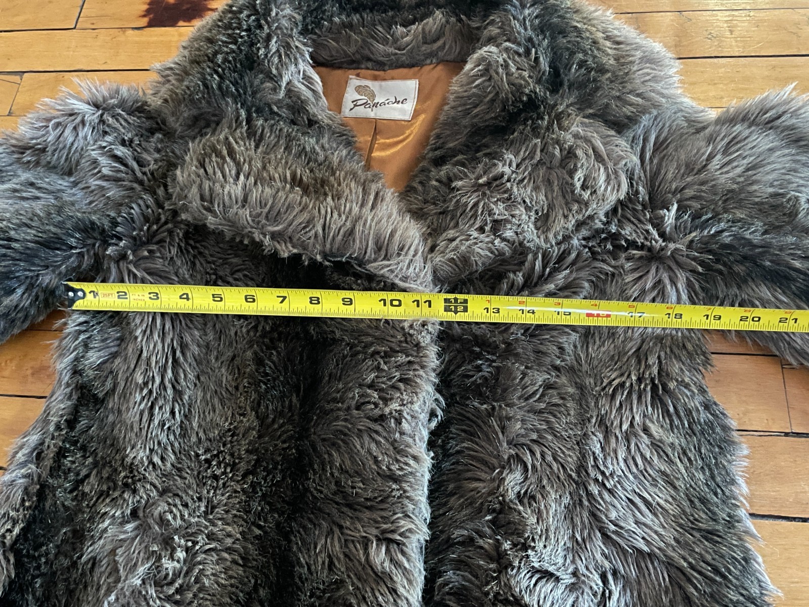 Vintage Women’s Full-Length Raccoon Look Faux Fur Coat | Panache Lykafur | Made