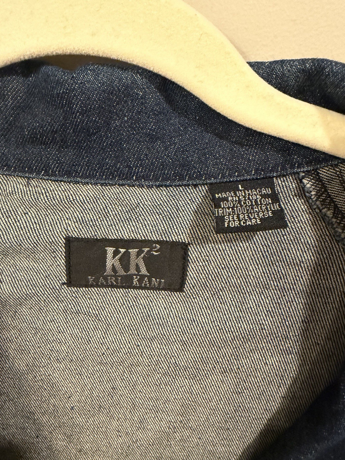 RARE Vintage 90s Karl Kani Denim Button Down Dress Hip Hop Medium