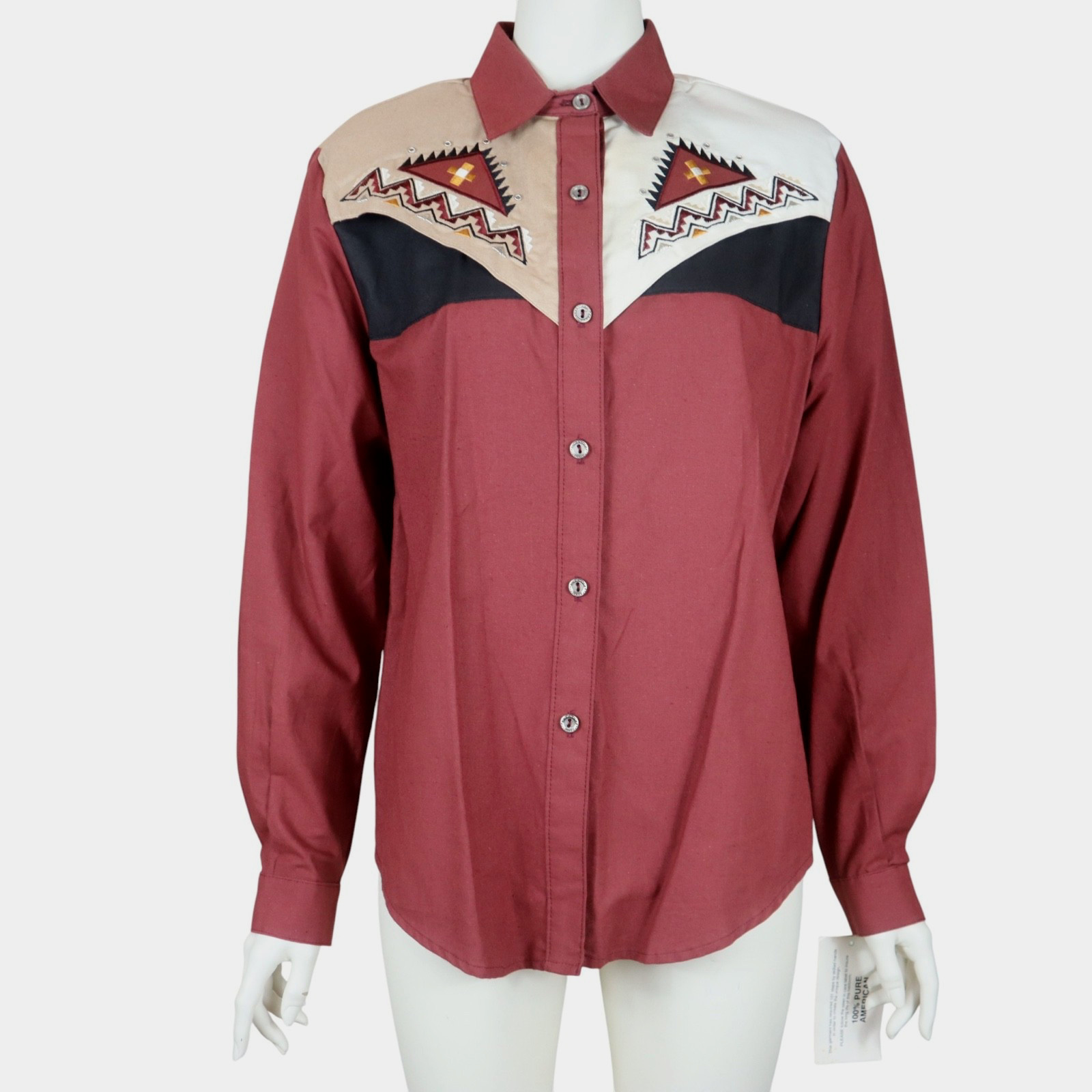 Vintage 1849 Authentic Ranchwear Shirt Southwestern Embroidered Women’s Small