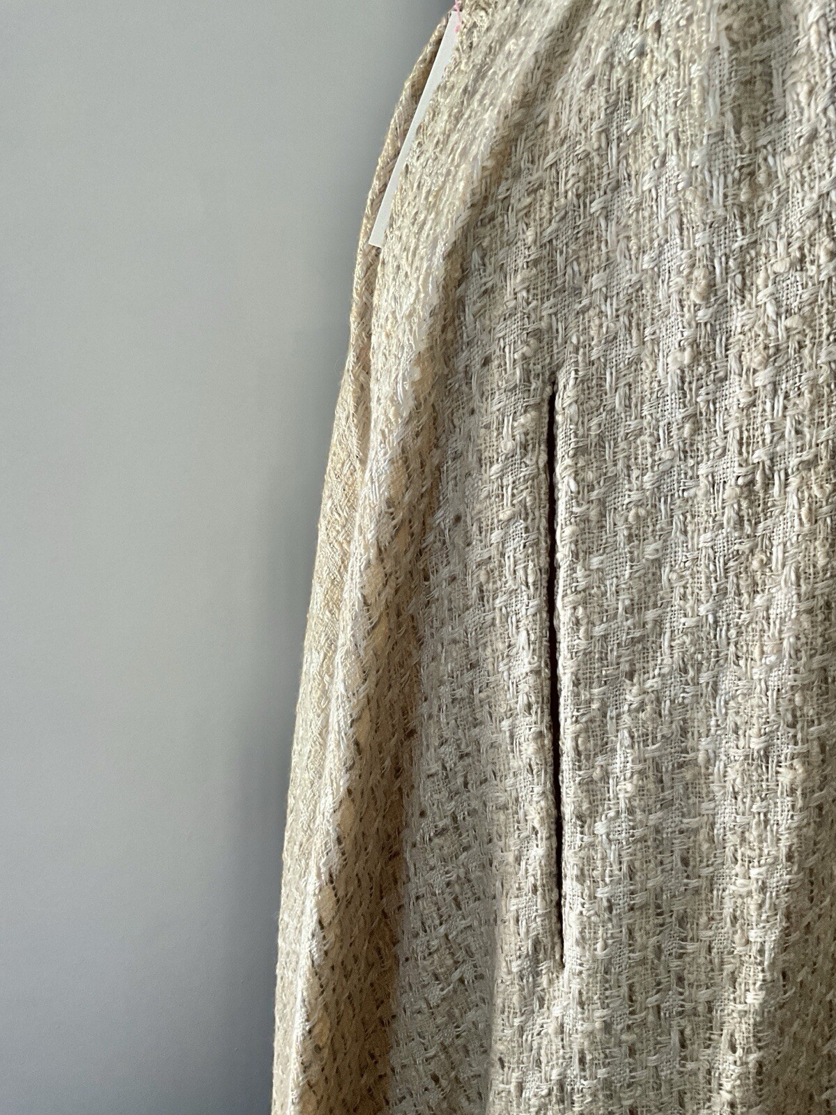 Vintage 1960’s Pauline Trigere Ivory Tweed Cape