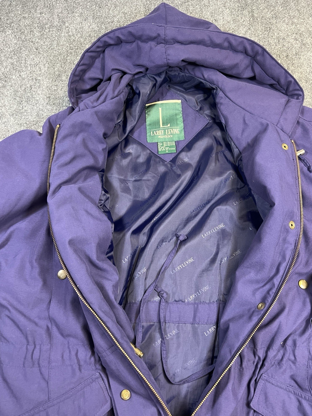 Women’s Jacket Larry Levine Jacket Purple Size S