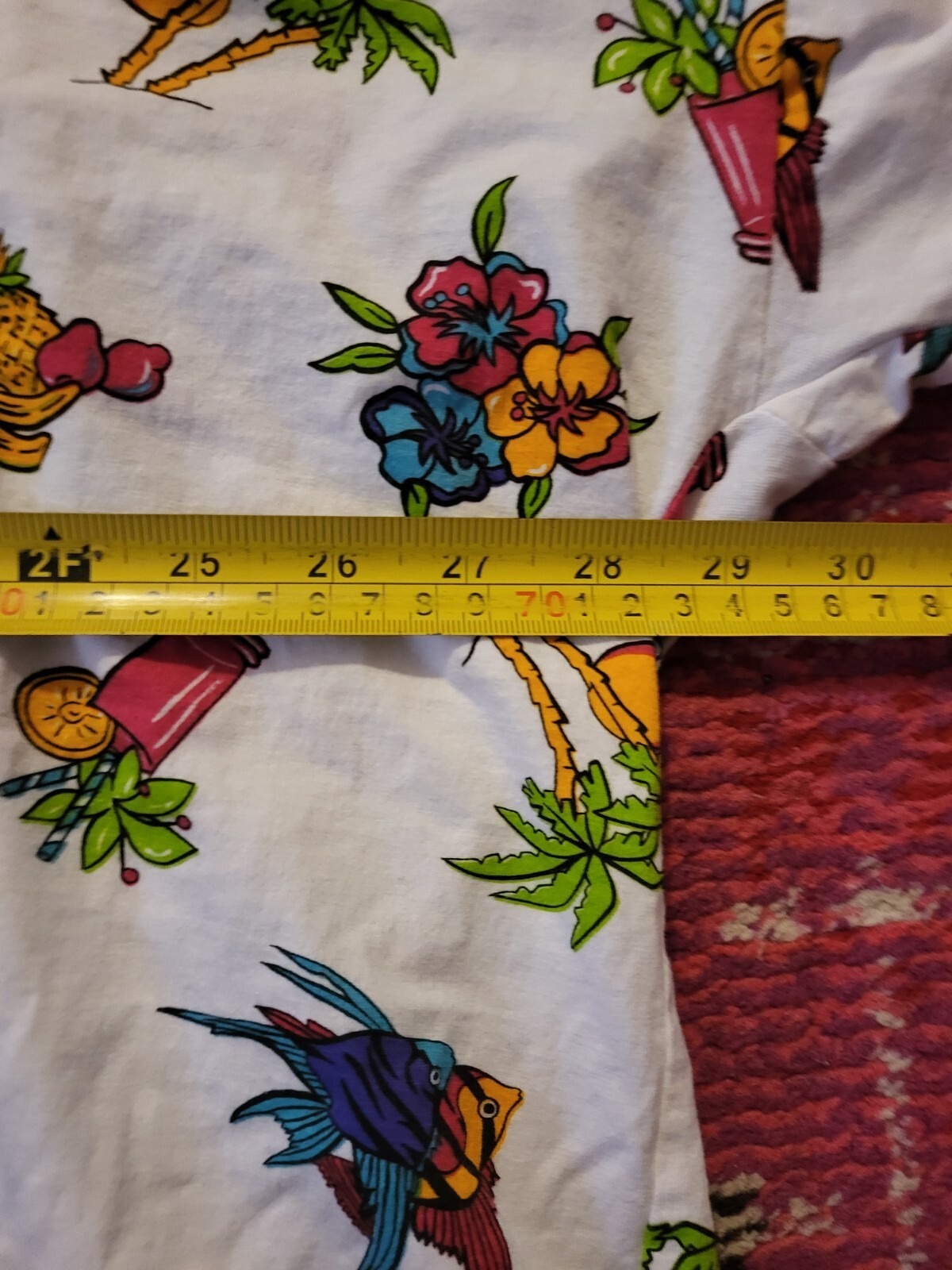 GUC vtg Avon womens size K Plus nightgown night shirt pajamas beach cruise fun