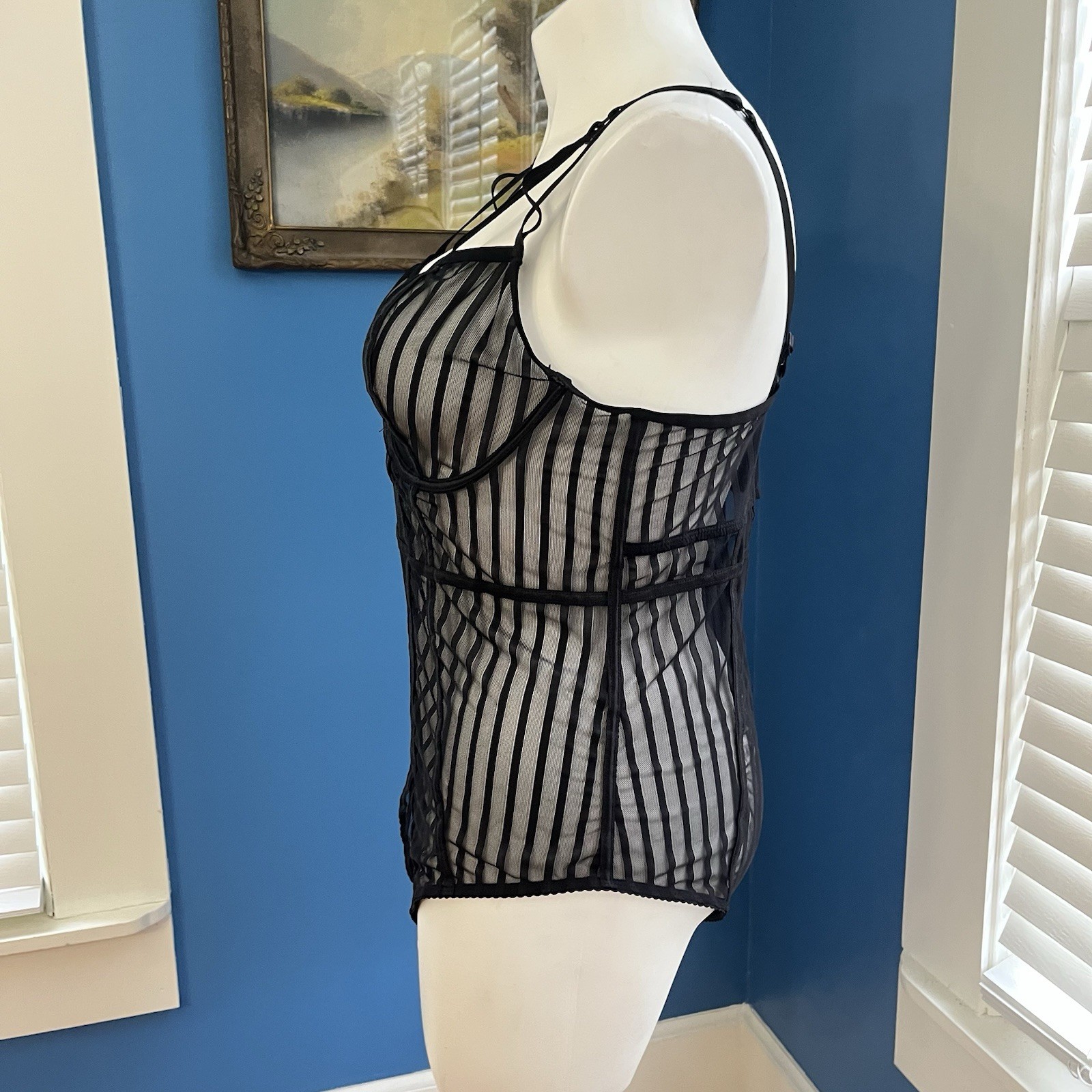 TORRID CURVE Bodysuit Teddy Sheer Stretch Mesh Underwire Sz 2XL Curvy Plus