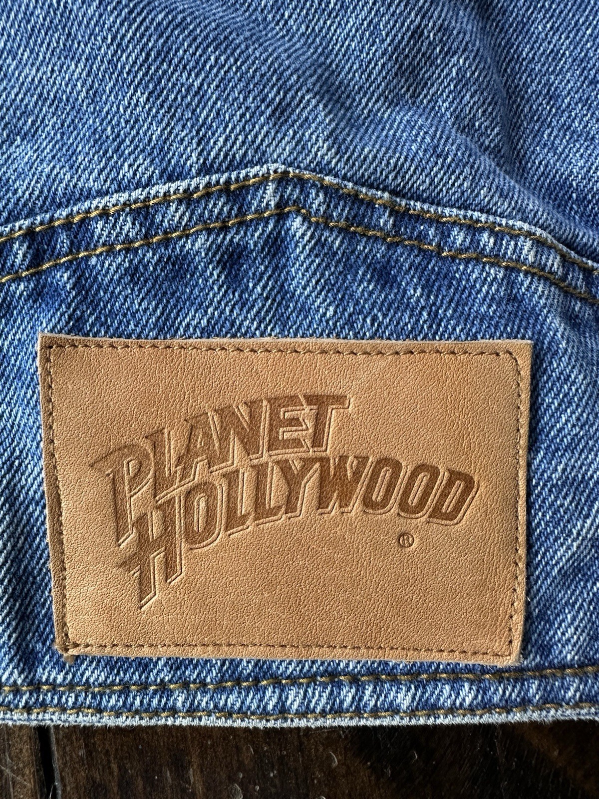 Women’s Vintage 1991 Planet Hollywood Honolulu Denim Jean Jacket XL (12)