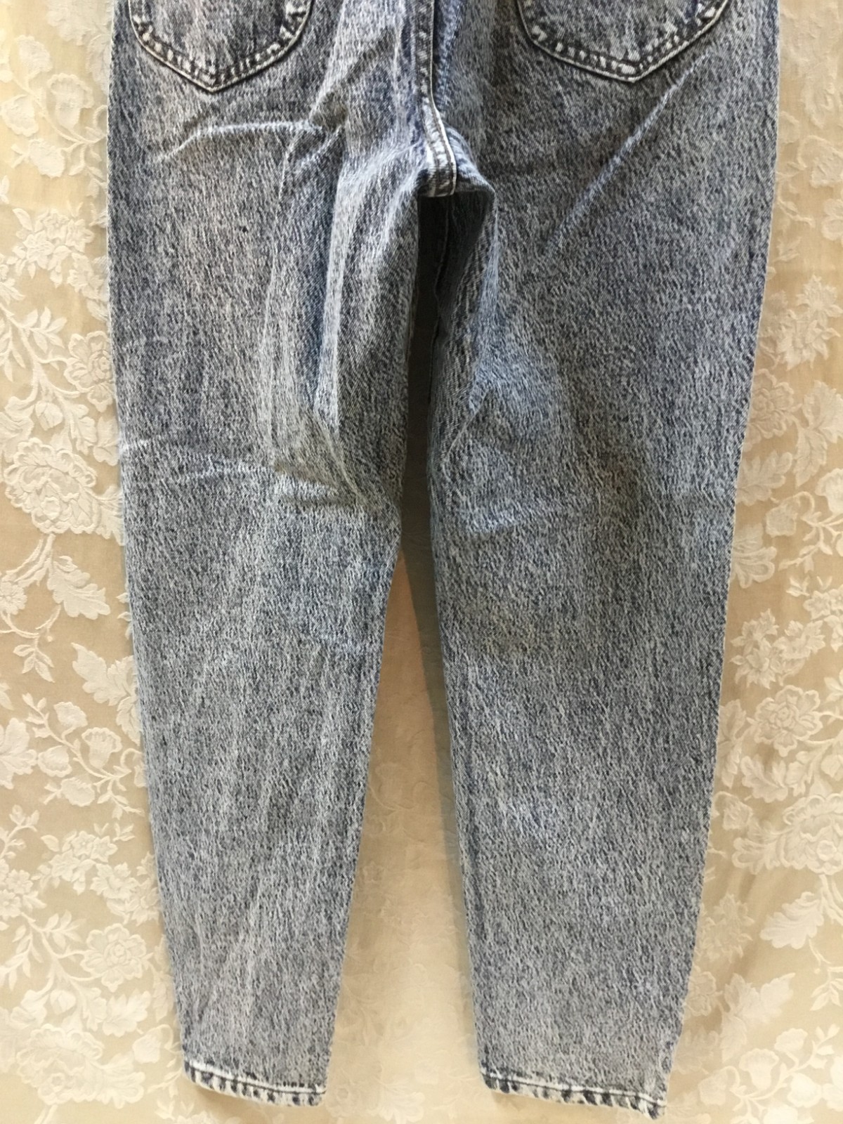 Vintage 90s Lee Acid Wash High Rise Jeans 13 Tapered Leg 27×30 MADE IN USA mom