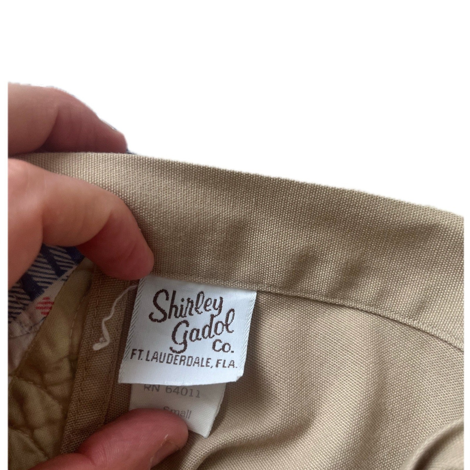 Vintage 70s Khaki Wrap Skirt Seashell Beach Nautical Sz S Cottagecore Whimsy