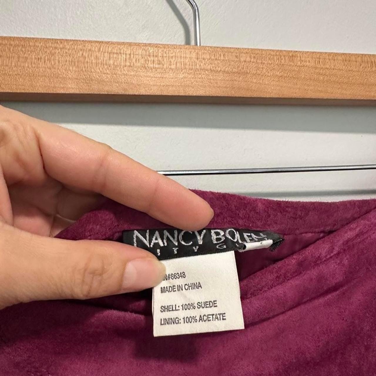 Vintage Nancy Bolen City Girl Suede skirt