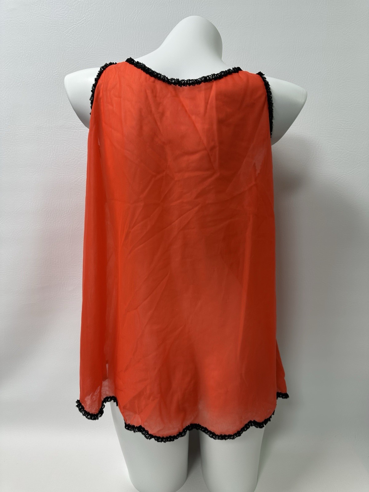 Vintage 60s Blanche by Erika McGowan Sheer Babydoll Nightie Lingerie Size S USA