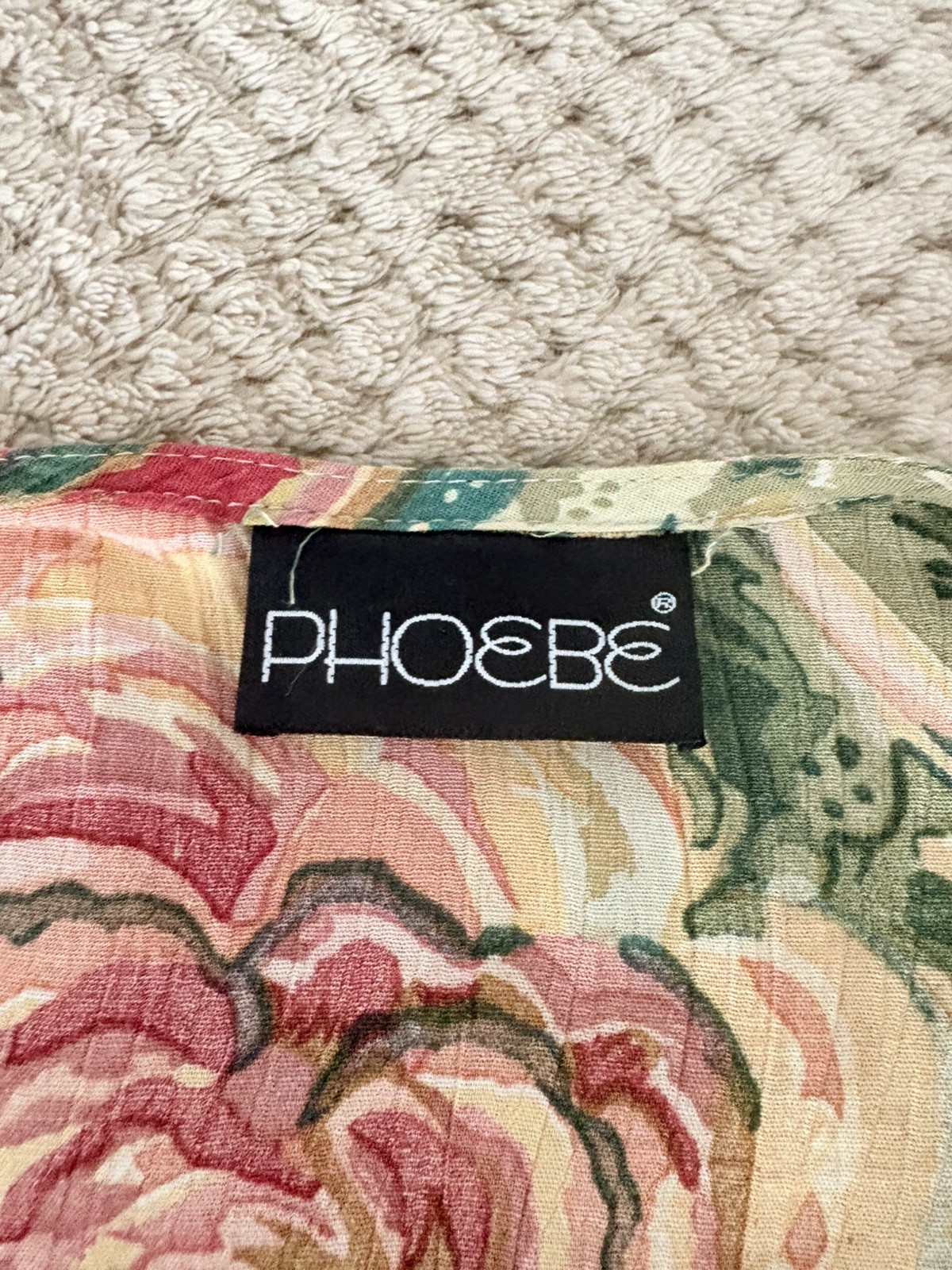 Phoebe Vintage 1980s Rayon/Nylon Floral Flowy Layered Cottage Core Dress