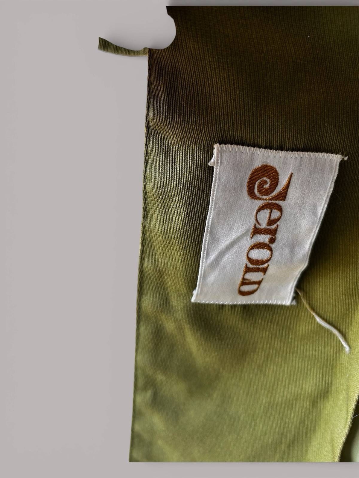 Vintage Late 1960s–Early 1970s Olive Green Double-Breasted Coat