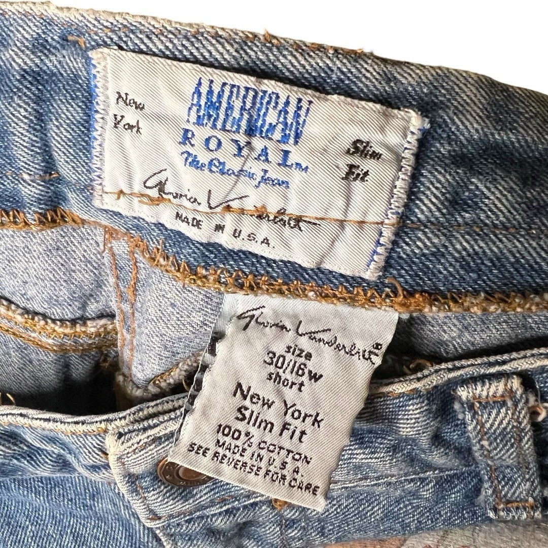 VTG GLORIA VANDERBILT AMERICAN ROYAL The Classic Jean High Rise Slim Fit Jeans