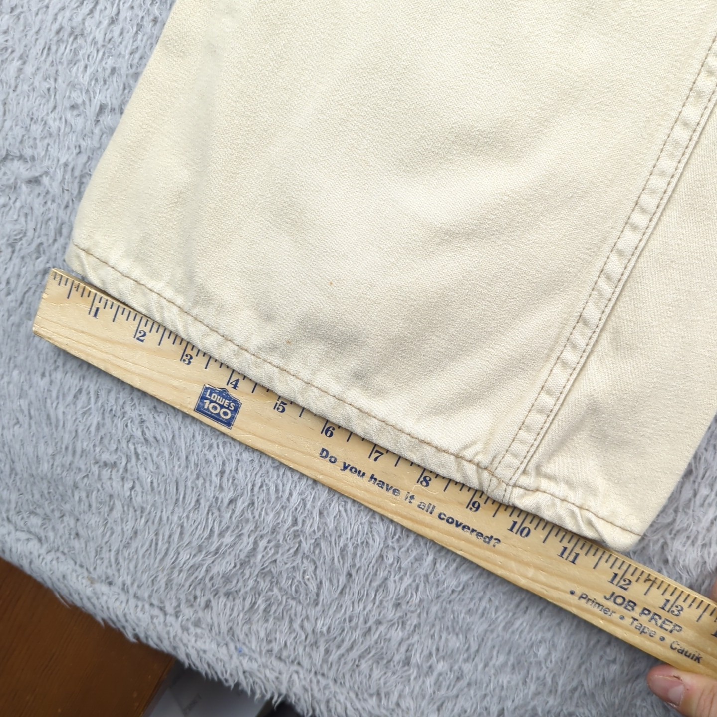 Vintage 1960s Lee Flares Pants Womens Meas 29×34 Beige Moleskin Bell Bottoms
