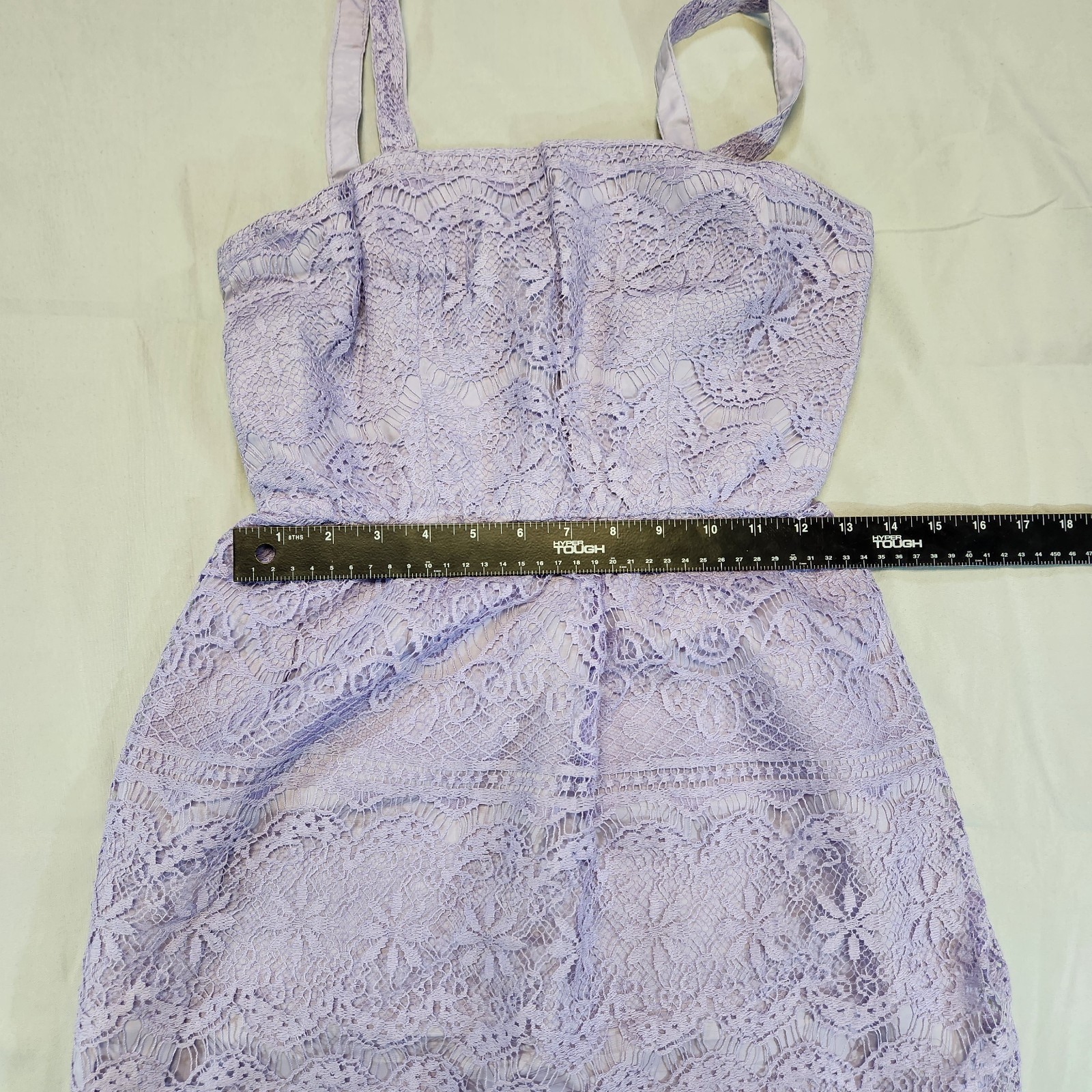 Vintage 1960’s Jo Ed Sophisticates Lace Lilac Womens Dress Extra Small XS Petite