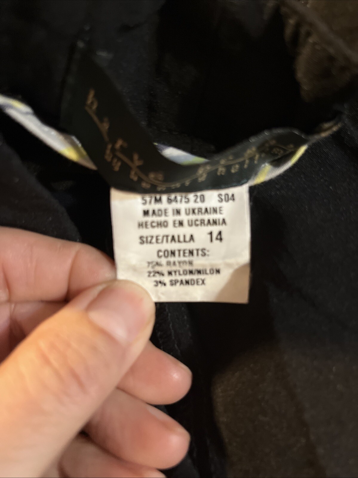 Harve Bernard Vintage 1980’s By Benard Holtzman Black Women’s Trouser Pants (14)