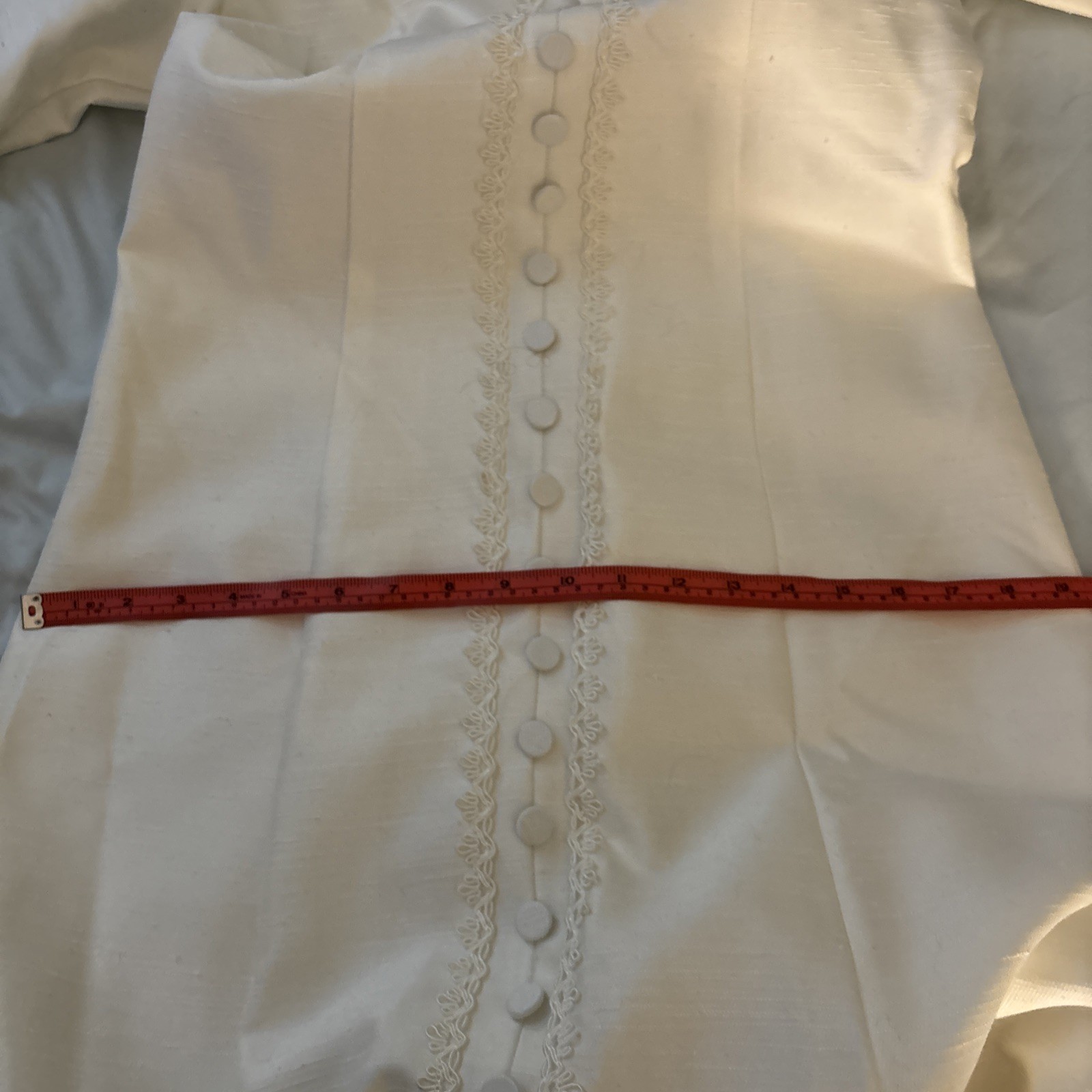 Vintage Lorrie Deb of San Francisco 1950s Ivory Wedding Dress Cape Train SZ 9 10