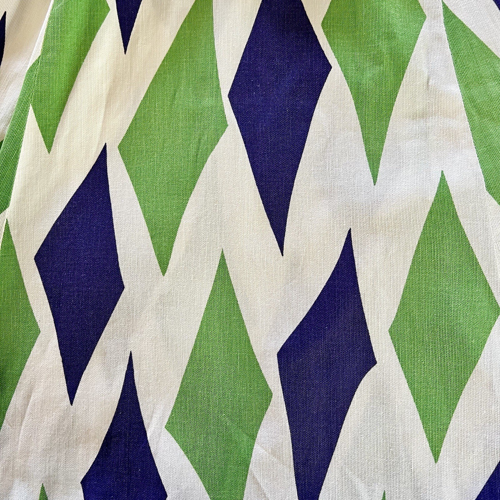 1950s or 60s vintage harlequin print cotton halter sun dress 27w