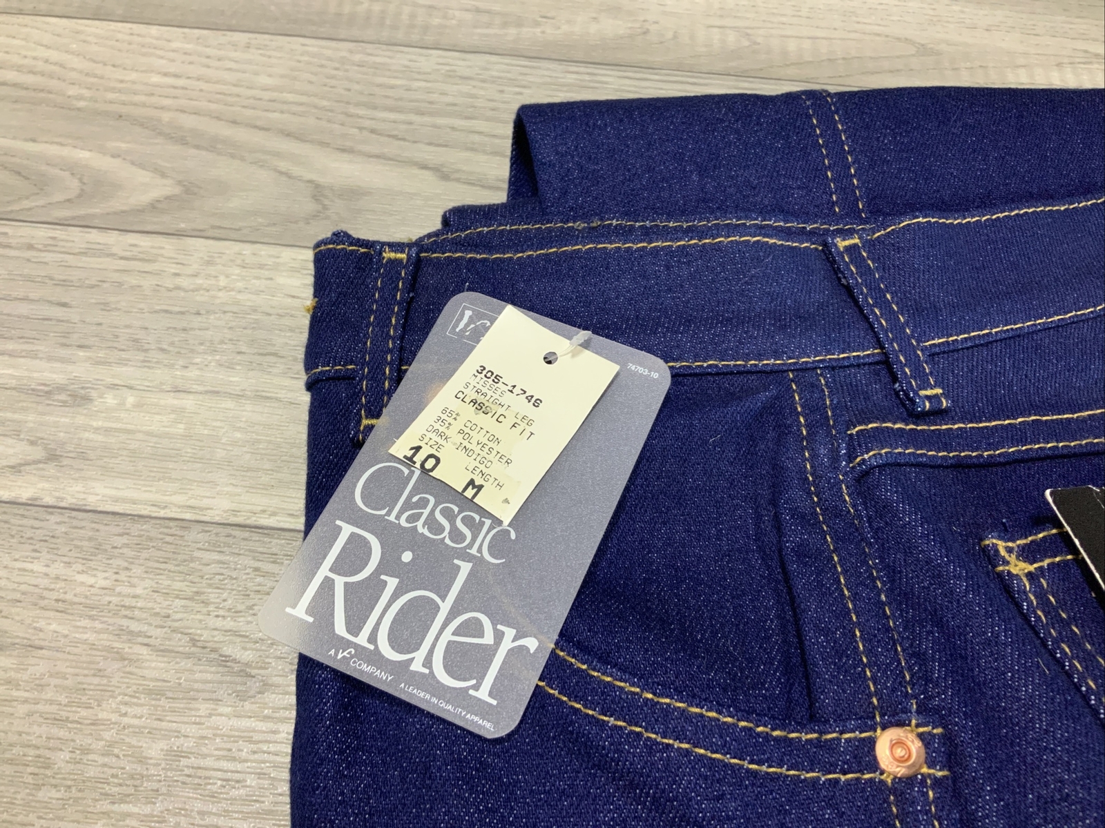 NWT Lee Riders Jeans Misses Women’s Size 10M 27×32 Straight Leg UNION MADE Vtg
