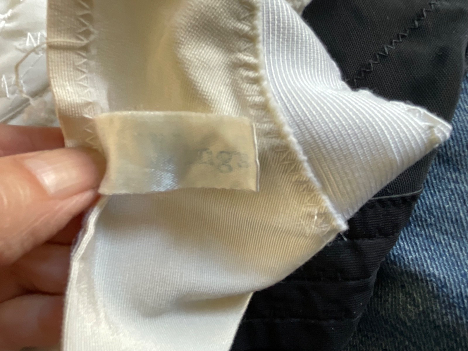 Vintage 50s Pinup Bra White Lace Bustier Hard Padded Cups Underwire Boning 34B
