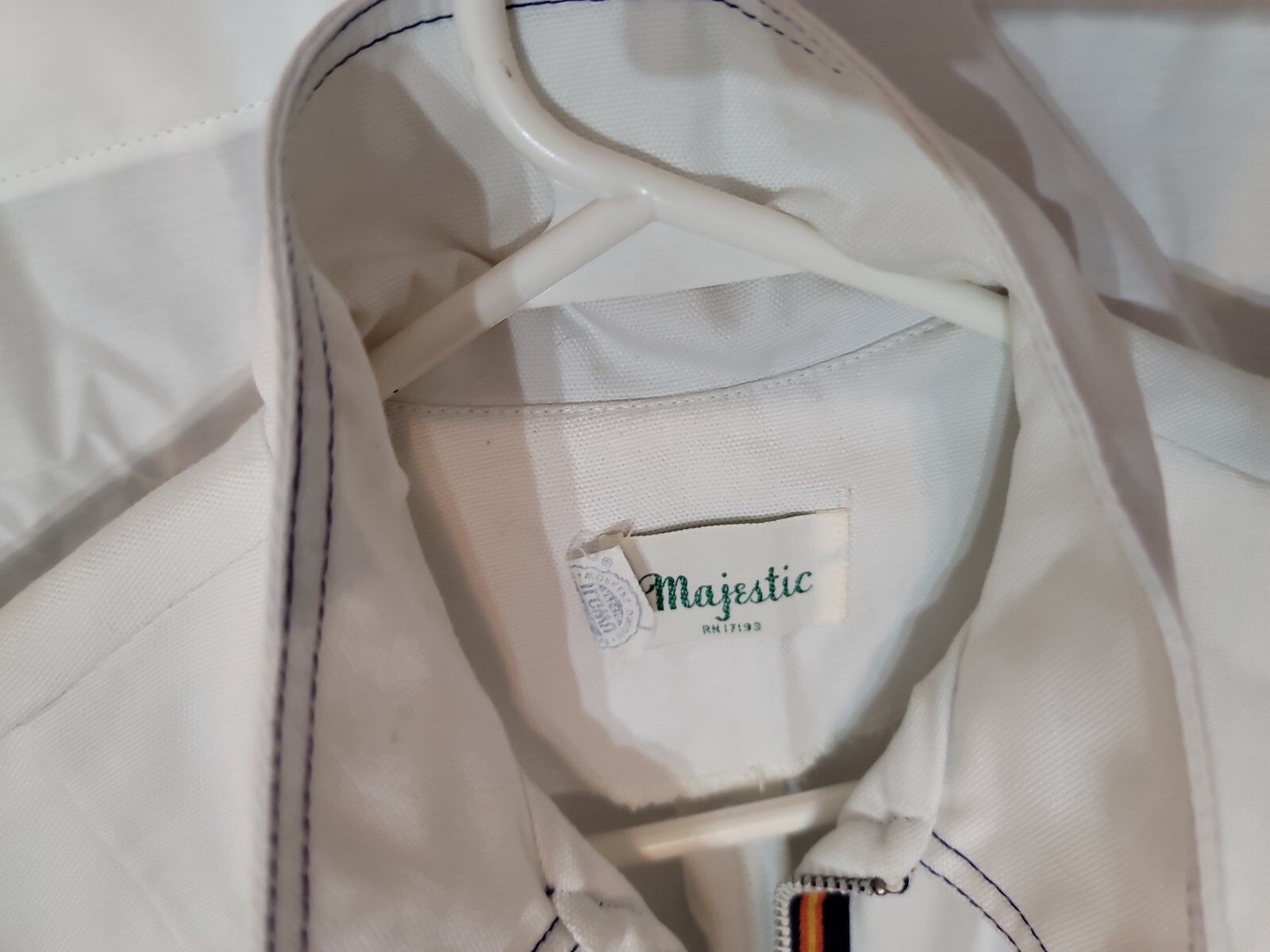 Vintage White 1960s zip Jumper Skort Majestic size small (waist 34″)