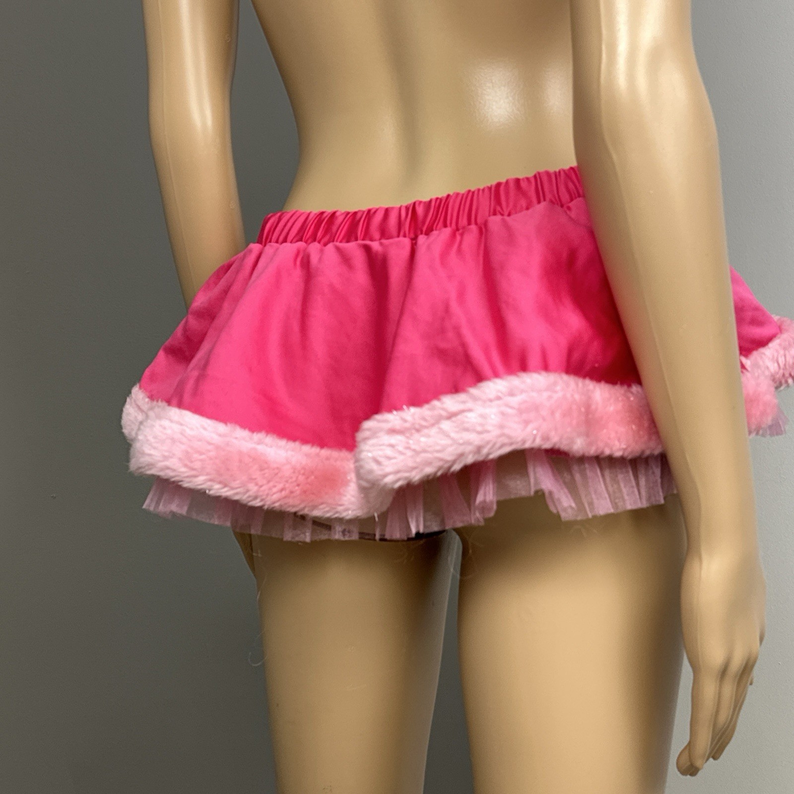Vintage 2007 Victoria’s Secret Sexy Little Things Christmas Skirt Satin O/S Y2K