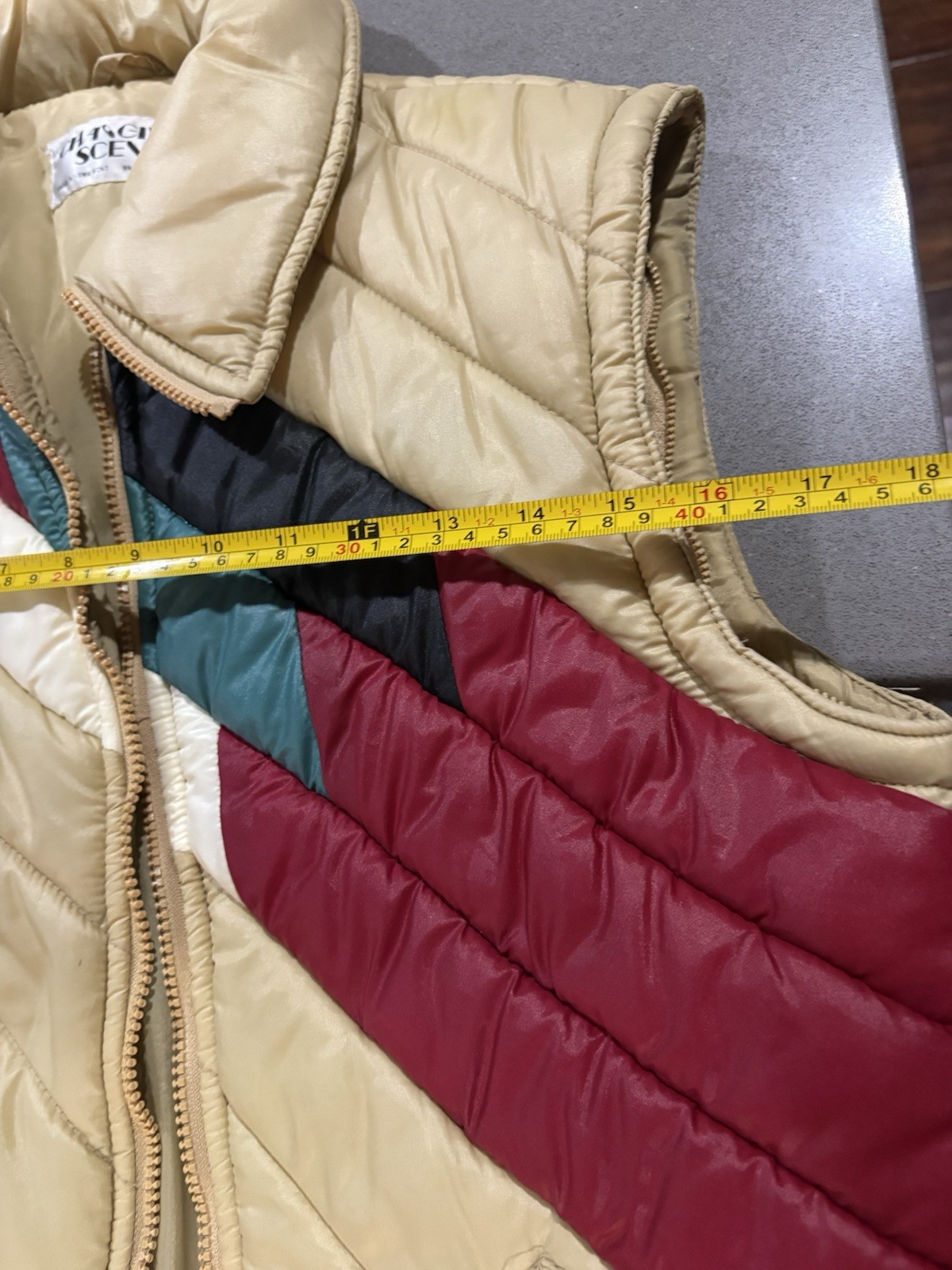 Vintage Changing Scene Puffer Jacket Needs Zipper Replaced