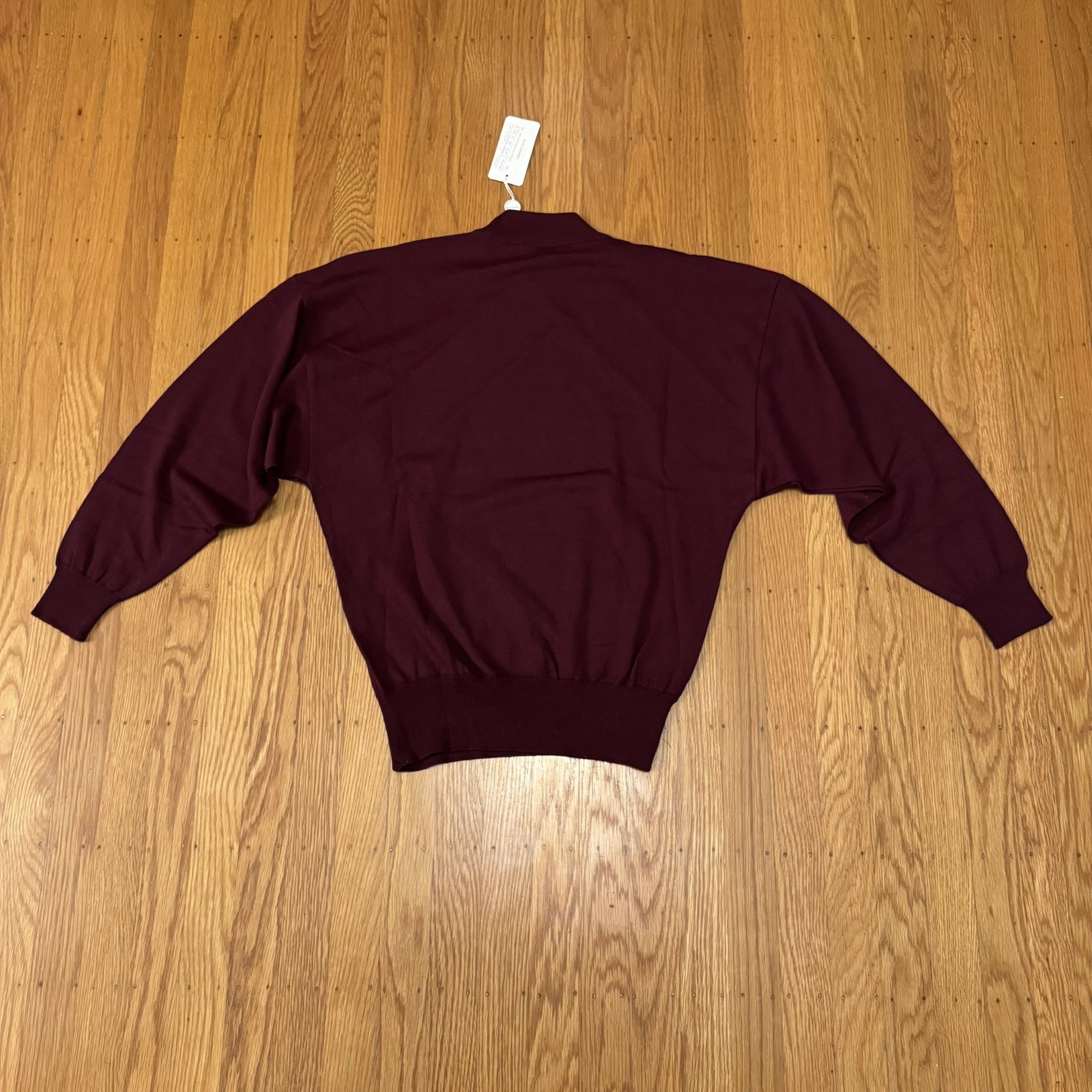 Vintage 80s NWT Gianni Versace Deadstock Colorful Wool Sweater IT 44 Sz M