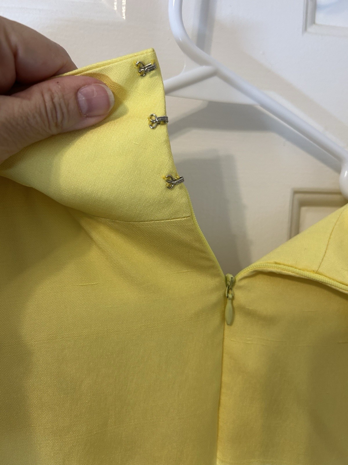 VINTAGE 1980’S TRAVILLA MARILYN MONROE DESIGNER YELLOW CLASSIC DRESS SZ 10
