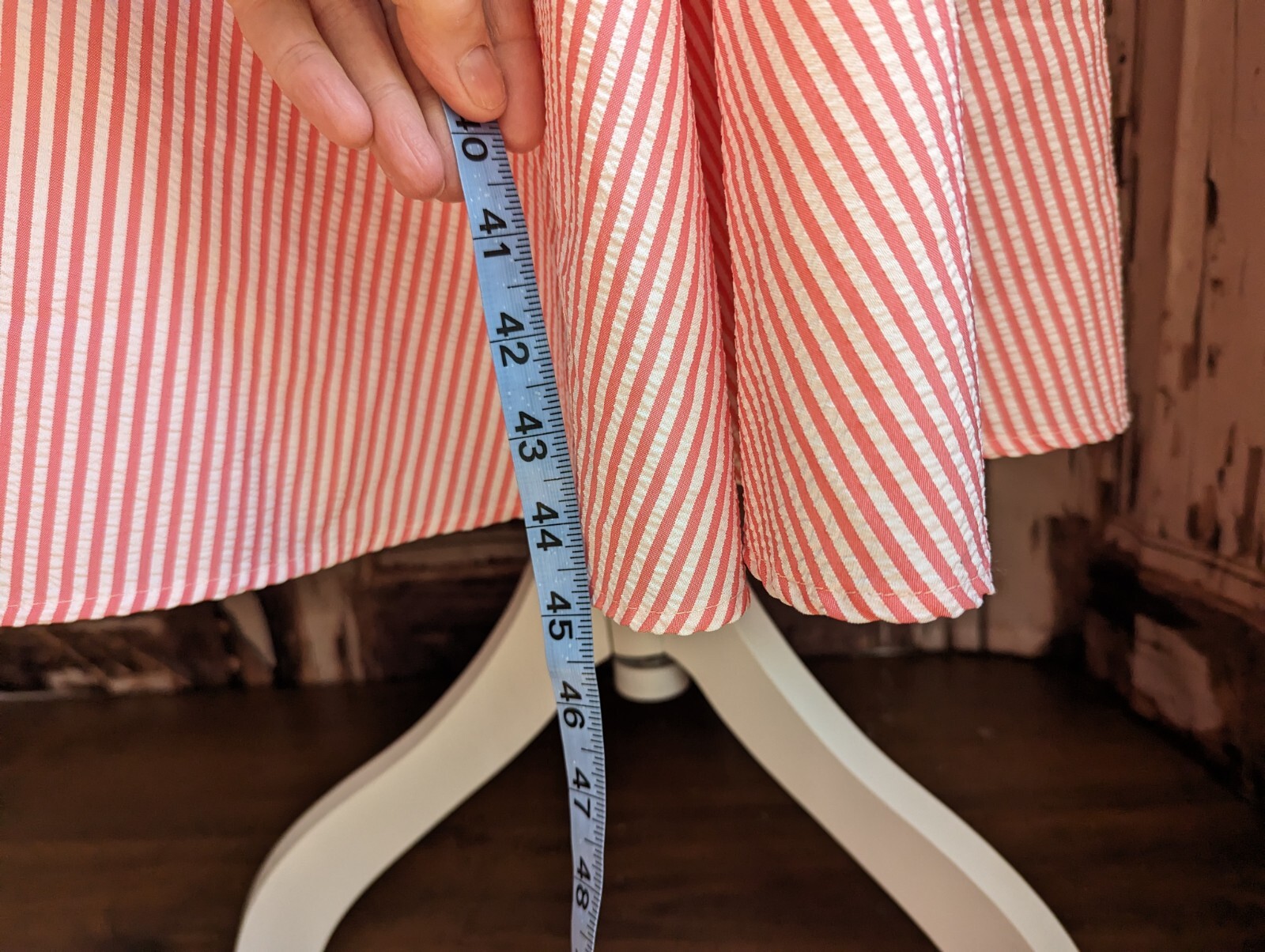 Vintage The Tog Shop Candystriper Buttondown Shirt Dress 10